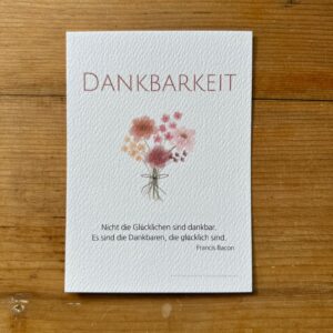 Kartenset Dankbarkeit