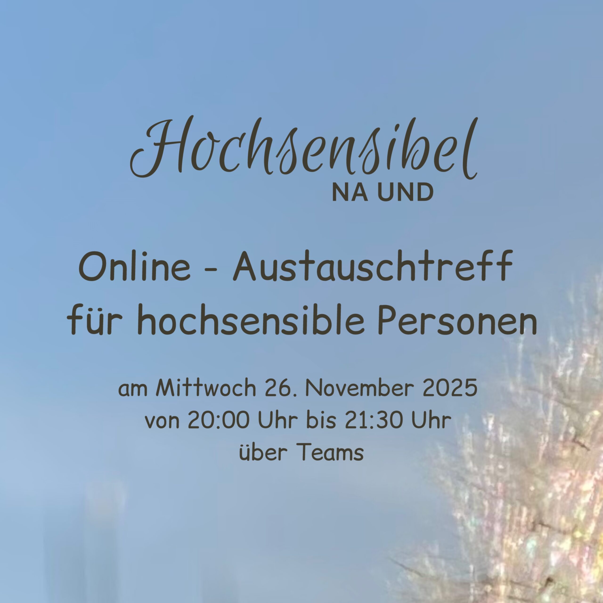 Austauschtreff online 26 11